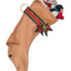 22.5" Red And Brown Greyhound Dog Christmas Stocking -Christmas Decoration Store dhhs hh10 1 67119.1587644260