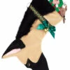 22" Beige And Black German Shepherd Dog Christmas Stocking