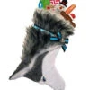 21.5" Silver And White Husky Dog Christmas Stocking