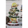Set Of 2 LED Lighted And Musical Christmas Tree House Village Decorations - 12.5" -Christmas Decoration Store dice 99188 84984.1587645155