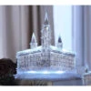 Set Of 2 Clear Steeple Churches Perspective LED Lighted Tabletop Decor 8" -Christmas Decoration Store dice 99980 25267.1587645155