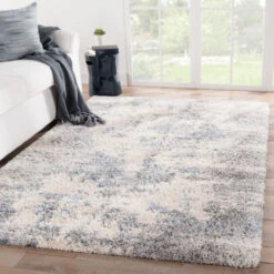 Christmas Central 5.25' X 7.5' Gray And Blue Distressed Rectangular Area Throw Rug 11 Christmas Central 5.25' X 7.5' Gray And Blue Distressed Rectangular Area Throw Rug -Christmas Decoration Store djri rug143207 5 06730.1587644193
