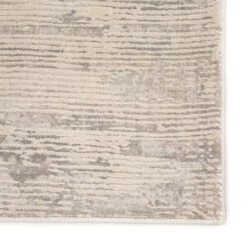 Christmas Central 5' X 7.5' Ivory And Smoke Gray Modern Rectangular Area Throw Rug -Christmas Decoration Store djri rug143756 4 28021.1588349271