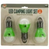 Pack Of 4 Green And White LED Hanging 3-Piece Camping Lights Sets 4.75" -Christmas Decoration Store dkole ot569 65999.1588349001