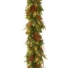 Christmas Central 6' X 12" Pre-Lit Decorative Collection Juniper Mix Pine Artificial Christmas Garland - Warm White LED Lights -Christmas Decoration Store dnat20dc13 113l 6b 1s 24779.1664293524