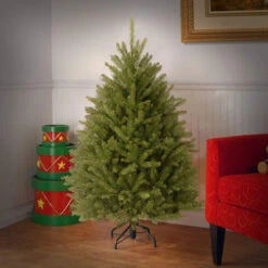 Christmas Central 4.5’ Dunhill Fir Artificial Christmas Tree - Unlit -Christmas Decoration Store dnat20duh 45 25766.1686144238