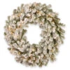 Christmas Central Pre-Lit Snowy Sheffield Spruce Artificial Christmas Wreath, 30-Inch, LED Lights -Christmas Decoration Store dnat20pesl3e28090300e2809030we28090b 40896.1588357201
