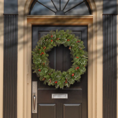 Christmas Central Crestwood Spruce Artificial Christmas Wreath - 36-Inch, Unlit 4 Christmas Central Crestwood Spruce Artificial Christmas Wreath - 36-Inch, Unlit - Image 2