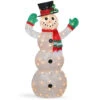 Christmas Central 48" White And Green Pre-Lit LED Snowman Outdoor Christmas Decoration -Christmas Decoration Store dnat df 070114c 65911.1587645163