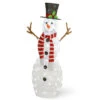 48" White Pre-Lit Snowman Outdoor Christmas Decoration With LED Cool White Lights -Christmas Decoration Store dnat df 120002l 1 67494.1587645162
