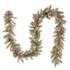 Christmas Central 9' X 10" Pre-Lit Dunhill Fir Artificial Christmas Garland With Red Berries – Clear Lights 1 Christmas Central 9' X 10" Pre-Lit Dunhill Fir Artificial Christmas Garland With Red Berries – Clear Lights -Christmas Decoration Store dnat duf 300 9a 1 1 08598.1631812951
