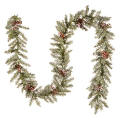Christmas Central 9' X 10" Pre-Lit Dunhill Fir Artificial Christmas Garland With Red Berries – Clear Lights 9 Christmas Central 9' X 10" Pre-Lit Dunhill Fir Artificial Christmas Garland With Red Berries – Clear Lights -Christmas Decoration Store dnat duf 300 9a 1 4 03213.1631812952