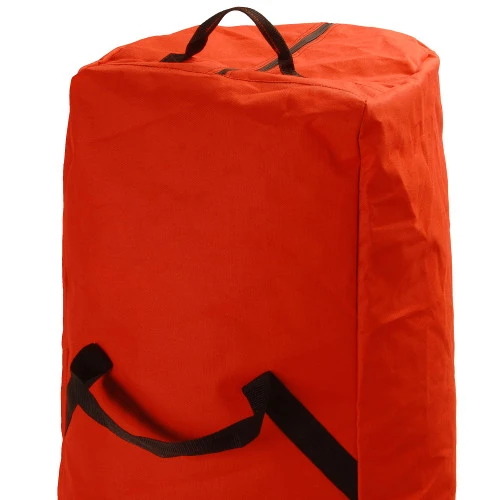 Christmas Central 54" Red And Black Tear Resistant Christmas Tree Storage Bag With Wheels 4 Christmas Central 54" Red And Black Tear Resistant Christmas Tree Storage Bag With Wheels - Image 2