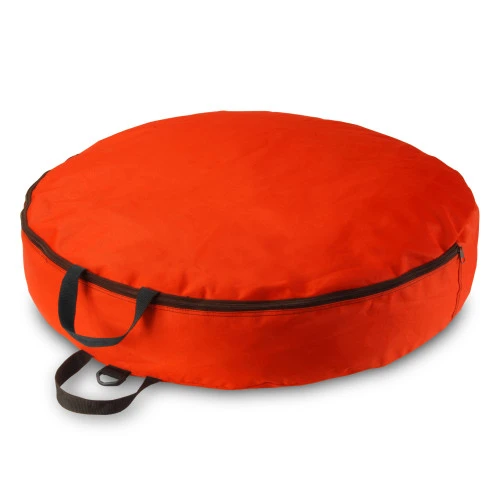 30" Red And Black Christmas Wreath Protective Storage Bag 3 30" Red And Black Christmas Wreath Protective Storage Bag