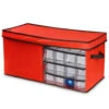 25" Red And Black Solid Christmas Ornament Storage Bag -Christmas Decoration Store dnat dy16 77016 1 1 51266.1587645162
