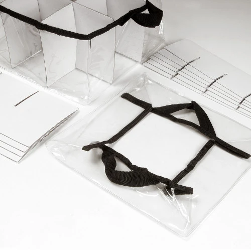 25" Red And Black Solid Christmas Ornament Storage Bag 4 25" Red And Black Solid Christmas Ornament Storage Bag - Image 2