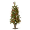 Christmas Central 4’ Pre-Lit Frosted Pine And Berry Artificial Christmas Tree, Clear Lights 1 Christmas Central 4’ Pre-Lit Frosted Pine And Berry Artificial Christmas Tree, Clear Lights -Christmas Decoration Store dnat fpb 306 40 1 92968.1640820176