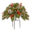 Christmas Central 18" Pre-Lit Frosted Berry Urn Filler Christmas Garden Stakes, Warm LED Lights -Christmas Decoration Store dnat frb 300 18u b 83409.1587645162