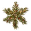 Christmas Central 32" Pre-lit Frosted Berry Snowflake Artificial Christmas Teardrop Swag, LED Lights 2 Christmas Central 32" Pre-lit Frosted Berry Snowflake Artificial Christmas Teardrop Swag, LED Lights -Christmas Decoration Store dnat frb3 300 32s bc 1 92610.1631812664