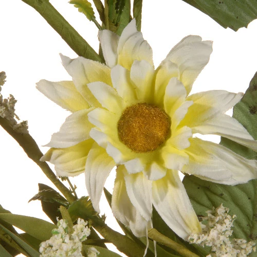 Garden Accents Yellow Daisy Wreath – 20-Inch 4 Garden Accents Yellow Daisy Wreath – 20-Inch - Image 2