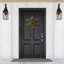 Christmas Central Pre-Lit Frosted Pinecone Artificial Christmas Star Wreath, 14-Inch, White Lights 7 Christmas Central Pre-Lit Frosted Pinecone Artificial Christmas Star Wreath, 14-Inch, White Lights -Christmas Decoration Store dnat gb1 300l 14sb 1 3 41205.1664990321