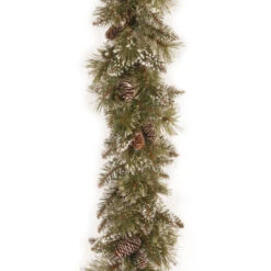 Christmas Central 6' X 10" Glittery Bristle Pine Artificial Christmas Garland, Unlit 9 Christmas Central 6' X 10" Glittery Bristle Pine Artificial Christmas Garland, Unlit -Christmas Decoration Store dnat gb1 50 6a 1 4 51585.1670490059