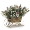 Christmas Central 12" Pre-Lit Frosted Bristle Pine Sleigh Artificial Bush, Warm LED Lights 1 Christmas Central 12" Pre-Lit Frosted Bristle Pine Sleigh Artificial Bush, Warm LED Lights -Christmas Decoration Store dnat gb3 300 10 b 55726.1587645163