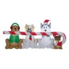8' White And Red Puppies With Candy Cane Inflatable Outdoor Christmas Decor 1 8' White And Red Puppies With Candy Cane Inflatable Outdoor Christmas Decor -Christmas Decoration Store dnat ge9 39367 1 1 86939.1651855667