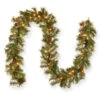 9' X 10" Pre-Lit Glisteing Pine Artificial Christmas Garland - Clear Lights -Christmas Decoration Store dnat gn19 300 9a 1 1 64694.1646701638