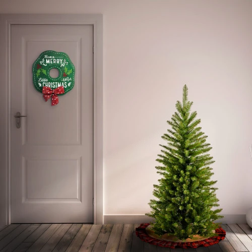 Christmas Central 4’ Kingswood Fir Pencil Artificial Christmas Tree, Unlit 4 Christmas Central 4’ Kingswood Fir Pencil Artificial Christmas Tree, Unlit - Image 2