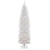 Christmas Central 9' Pre-Lit White Pencil Kingswood Fir Artificial Christmas Tree, Clear Lights -Christmas Decoration Store dnat kww7 300 90 32250.1587645160