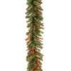 Christmas Central 9' X 12" Pre-Lit Artificial Christmas Garland, Multicolor Lights -Christmas Decoration Store dnat nf 9brlo 1 1 81264.1663860516