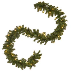 9' Pre-Lit North Valley Spruce Artificial Christmas Garland - Clear Lights 7 9' Pre-Lit North Valley Spruce Artificial Christmas Garland - Clear Lights -Christmas Decoration Store dnat nrv7 302 9a 1 3 38580.1664901346