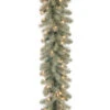 Christmas Central 9' X 10" Pre-Lit Downswept Douglas Fir Artificial Christmas Garland, Clear Lights
