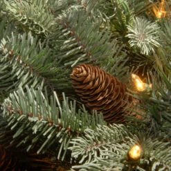 Christmas Central 7.5' Frosted Arctic Spruce Artificial Christmas Tree, Clear Lights -Christmas Decoration Store dnat pefa1 307 75 3 24716.1664121080