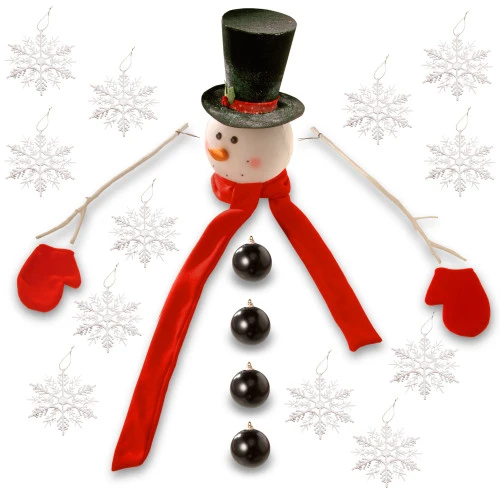 Christmas Central 21-Piece Snowman Tree Topper And Ornaments Christmas Tree Decorating Kit 3 Christmas Central 21-Piece Snowman Tree Topper And Ornaments Christmas Tree Decorating Kit