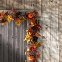 Christmas Central 72" Decorated Maple Leaf Artificial Garland -Christmas Decoration Store dnat rahv abn71203 5 64578.1635248951