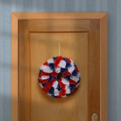 Christmas Central 14" Patriotic Rose Wreath -Christmas Decoration Store dnat rap 5285145w 1 4 22966.1631812645