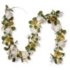 Christmas Central 72" White Rose & Calla Lily Garland -Christmas Decoration Store dnat ras 477803n 1 1 44227.1633778560