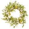 White Dogwood Artificial Wreath - 22-Inch -Christmas Decoration Store dnat ras jx14005 1 67544.1663860510