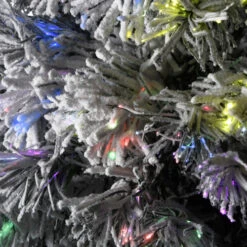 Christmas Central 3' Pre-lit Potted Evergreen Flocked Artificial Christmas Tree, Fiber Optic Lights 9 Christmas Central 3' Pre-lit Potted Evergreen Flocked Artificial Christmas Tree, Fiber Optic Lights -Christmas Decoration Store dnat szef7 100l 36 1 3 06405.1648950390