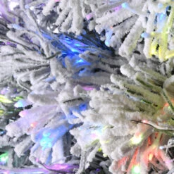 Christmas Central 3' Pre-lit Potted Evergreen Flocked Artificial Christmas Tree, Fiber Optic Lights 11 Christmas Central 3' Pre-lit Potted Evergreen Flocked Artificial Christmas Tree, Fiber Optic Lights -Christmas Decoration Store dnat szef7 100l 36 1 5 84230.1648950390