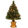 Christmas Central 2.5' Pre-Lit Potted Medium Artificial Christmas Tree, Multicolor LED Lights -Christmas Decoration Store dnat szrx7 100l 32 1 63298.1587645145