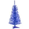 Christmas Central 4' Pre-Lit Medium Blue Tinsel Artificial Christmas Tree, Clear Lights 1 Christmas Central 4' Pre-Lit Medium Blue Tinsel Artificial Christmas Tree, Clear Lights -Christmas Decoration Store dnat tt33 307 40 01909.1587645072