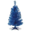 2.5' Medium Blue Tinsel Artificial Christmas Tree - Unlit -Christmas Decoration Store dnat tt33 707 30 1 29243.1588399951