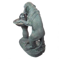 26.5" Dog Standing Drinking From Sculptural Fountain -Christmas Decoration Store dotsc20ss10795 2 95006.1588362667