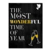 Black And Gold Time Of Year Christmas Wrapped Rectangular Wall Art Decor 30" X 20" -Christmas Decoration Store drhan vmcc045 gwc3020 1 05591.1588393523
