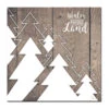 Brown And White Christmas Many Trees Wrapped Square Wall Art Decor 12" X 12" -Christmas Decoration Store drhan vmtq148 gwc1212 2 42527.1688221050