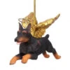 4" Flying Doberman Dog Hand Painted Holiday Ornament -Christmas Decoration Store dtosc20jh170726 66940.1588357841