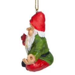 3" Meditating Gnome Hand Painted Holiday Ornament -Christmas Decoration Store dtosc20qm17010 5 01963.1670490064